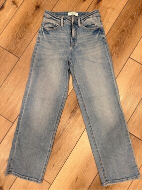Vervet High Rise Stretch Wide Leg Jeans